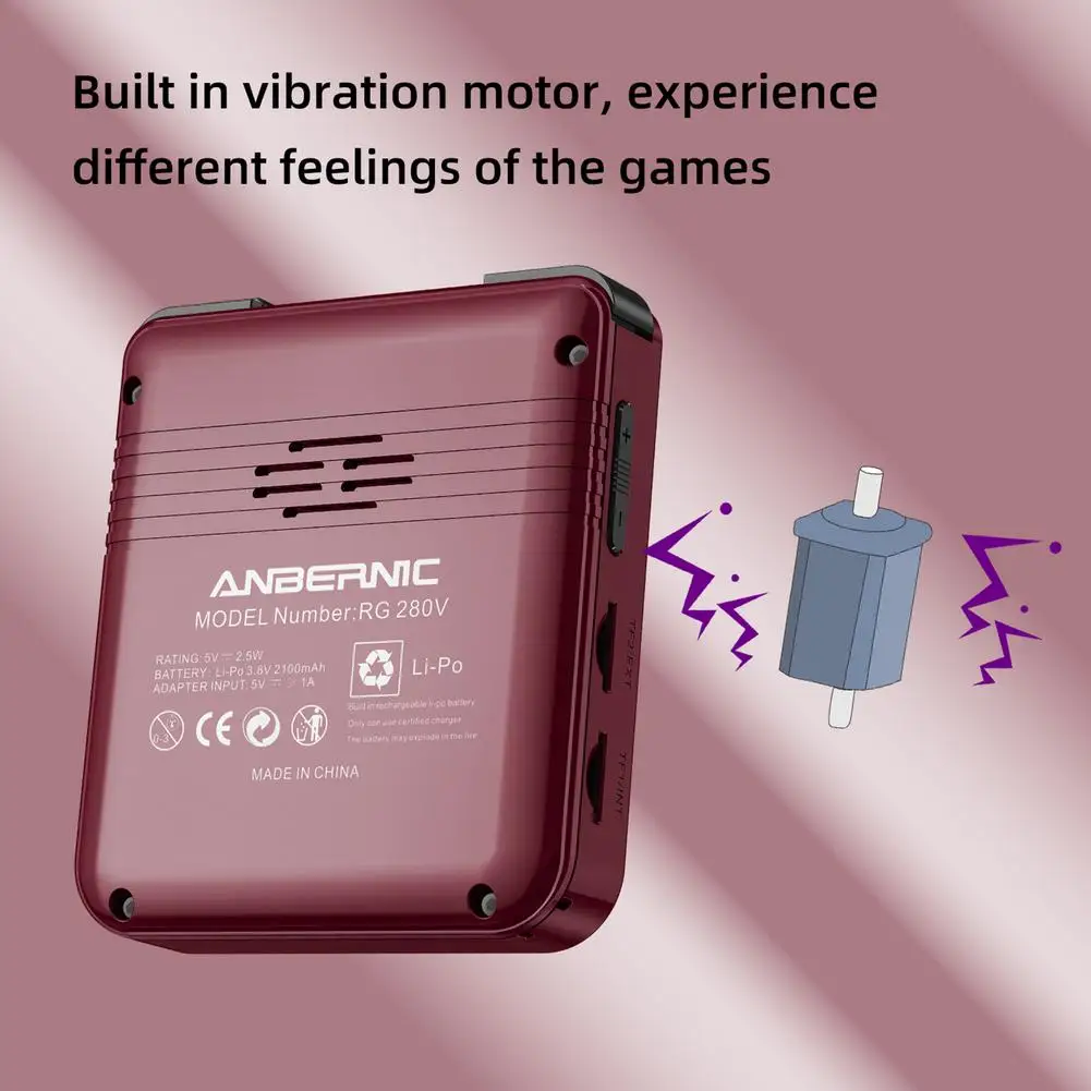 Rg280V Handheld Game Console Special Package 128G Game Card Retro N64 Handheld Game Console Suitable For Nintendo Games