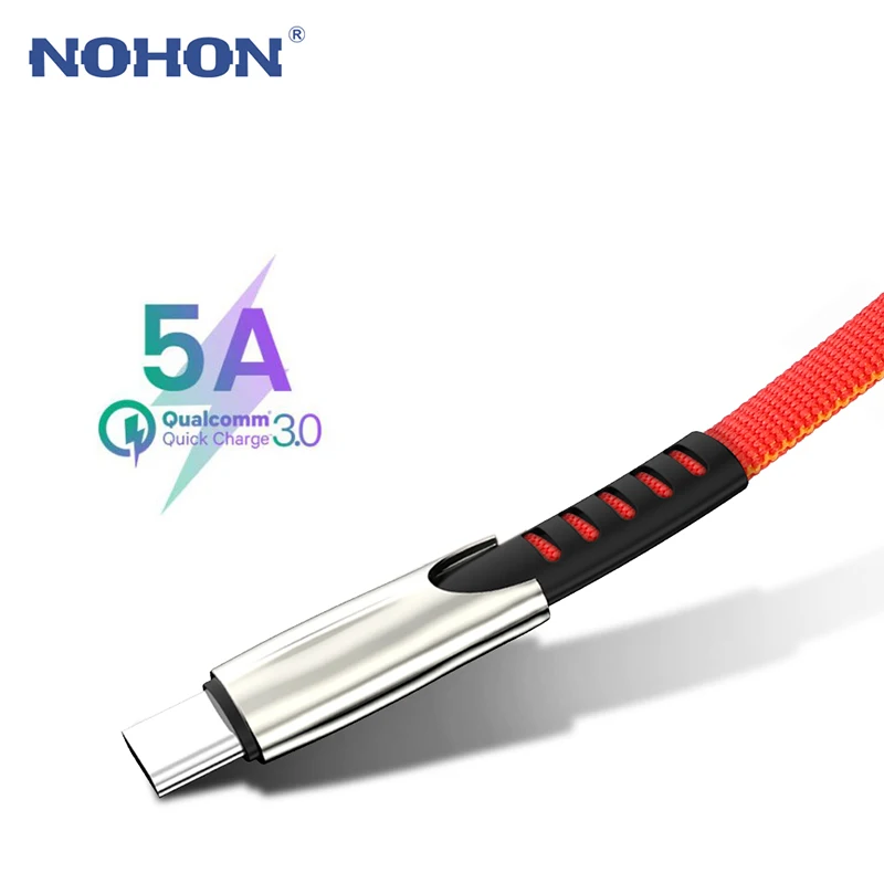 Кабель USB Type C для Xiaomi Redmi K20 Pro Mi 9 10 Samsung S20 S10 мобильный телефон 5 А кабель быстрой