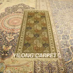 Yilong 2,5 'x6' тавризский шелк ковровая дорожка ручной работы ковер в восточном стиле runner (HF003)