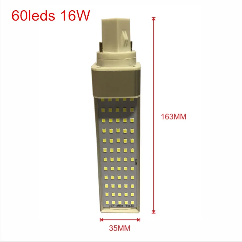 G24 60leds Size