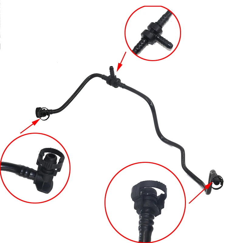 Engine Breather Pipe Exhaust Pipe Vacuum Tube 1.4 Tfsi For Vw Audi Seat