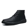 Brand New Winter Men Snow Boots Fashion Lace-up Ankle Boots Genuine Leather Warm Plush Men Boots Autumn Outdoor Men Shoes