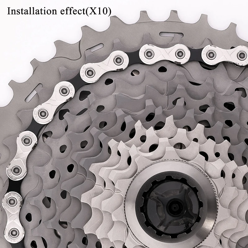 KMC 8 9 10 11 12 скоростная цепь MTB велосипедная цепь, для велосипеда горный велосипед кассета с цепью Велоспорт 116/118 звеньев подходит Shimano SRAM CASSTTE