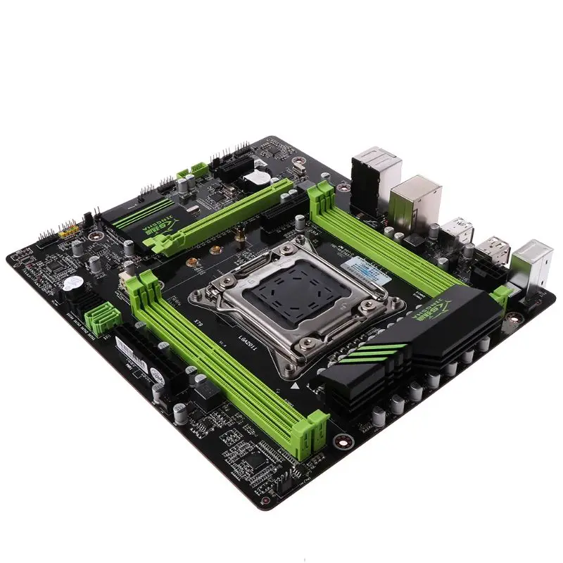 X79 Motherboard 2011 ATX Main Board USB3.0 SATA3.0 PCI-E 16X NVME M.2 SSD support REG ECC memory and E5 CPU processor