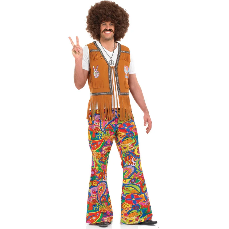 FREE AUST SHIPPING FANCY Dress PARTY Hippy COSTUME Unisex BLACK Afro WIG 