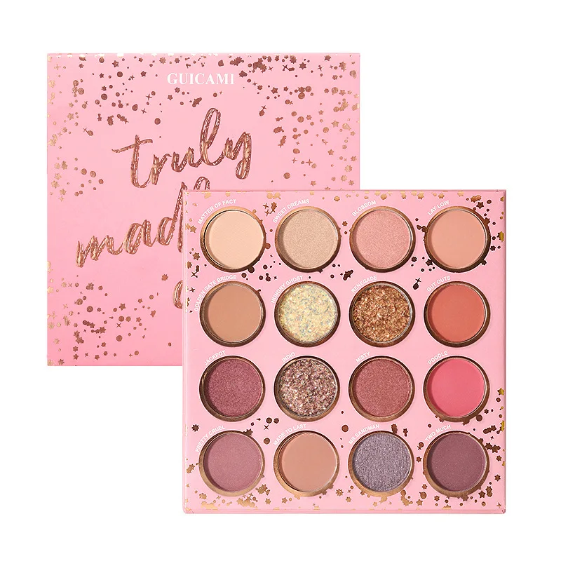 

Beauty Glazed eyeshadow palette colorful Eye shadow Palette Glitter Highlighter Shimmer Make up Pigment matte Eye Shadow Pallete