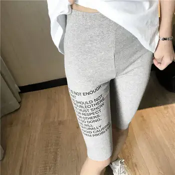 

Female summer five pants fitness sports thin section wild thin high waist leggings pants