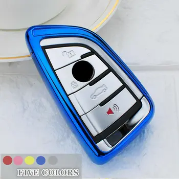 

New TPU Car Key Case Cover For BMW X5 F15 E53 X1 F48 X3 E83 X4 G30 F10 F31 F30