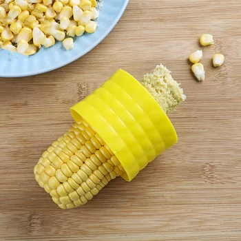 

Corn Stripper Cutter Kitchen Cob Remover Fruit Vegetable Tools Protecting Hand Gadgets Cob Cutter Corn Shaver Peeler