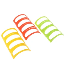 12 шт. красочный пластиковый держатель Taco в виде раковины Taco подставка пластина протектор контейнер для еды кухонные аксессуары кухонный инструмент