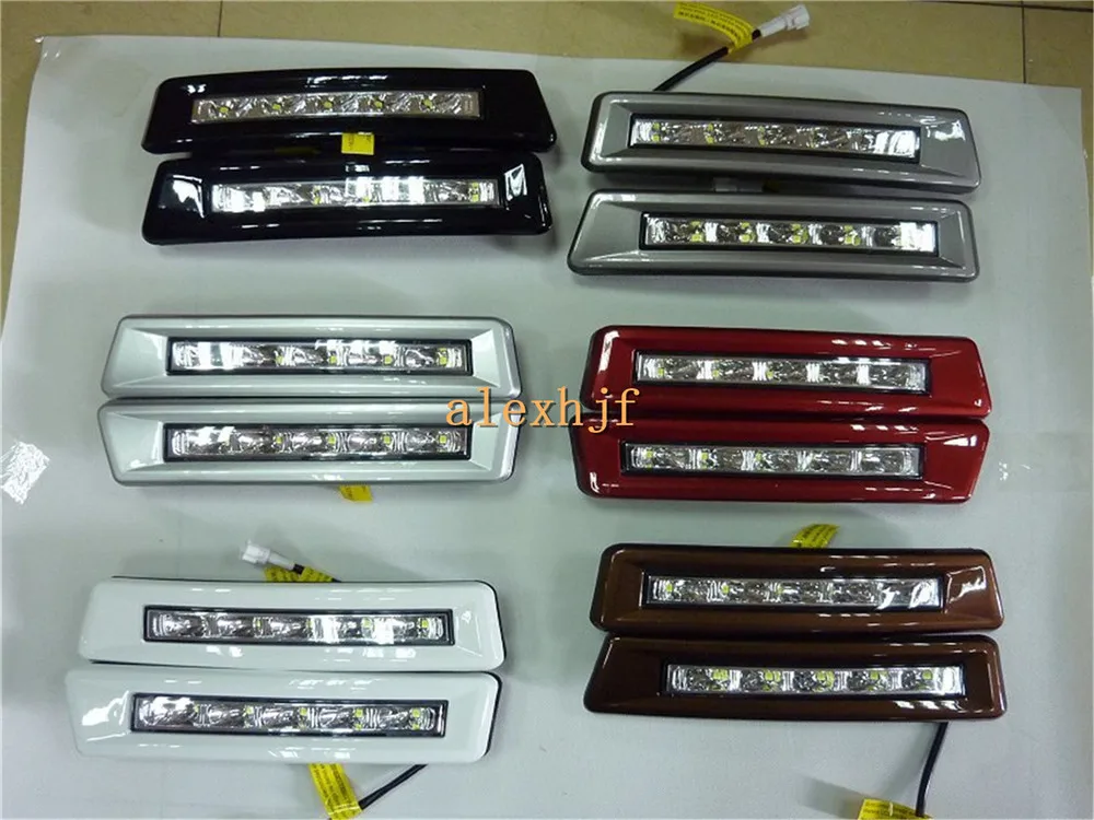 Светодиодные дневные ходовые огни July King DRL чехол для Toyota RAV4 2013 2015 красная