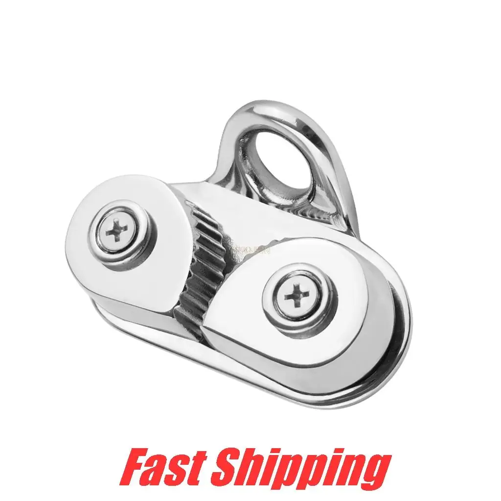 316 Stainless Steel Pulley Rope Clamp Cam Cleat Ring Boat Cam Cleats