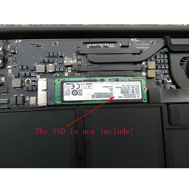 SSD карта адаптера до M.2 NGFF PCIE X4 X2 для 2013 Macbook Pro Air A1465 A1466