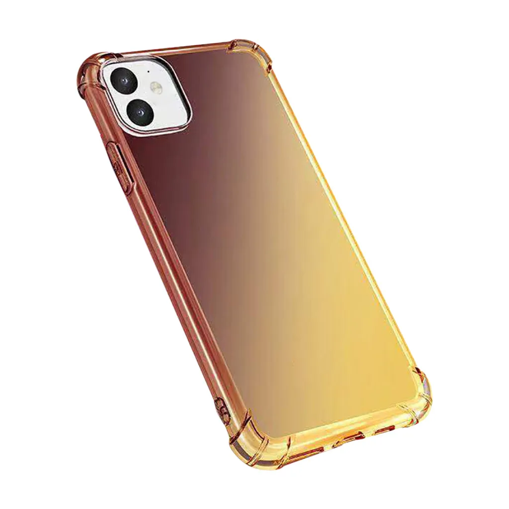 Mosunx для iPhone 11, 5,8 дюймов, ультратонкий градиентный водонепроницаемый защитный чехол с четырьмя углами для iPhone 11, 6,1 Pro, Max, 6,5 Дюймов