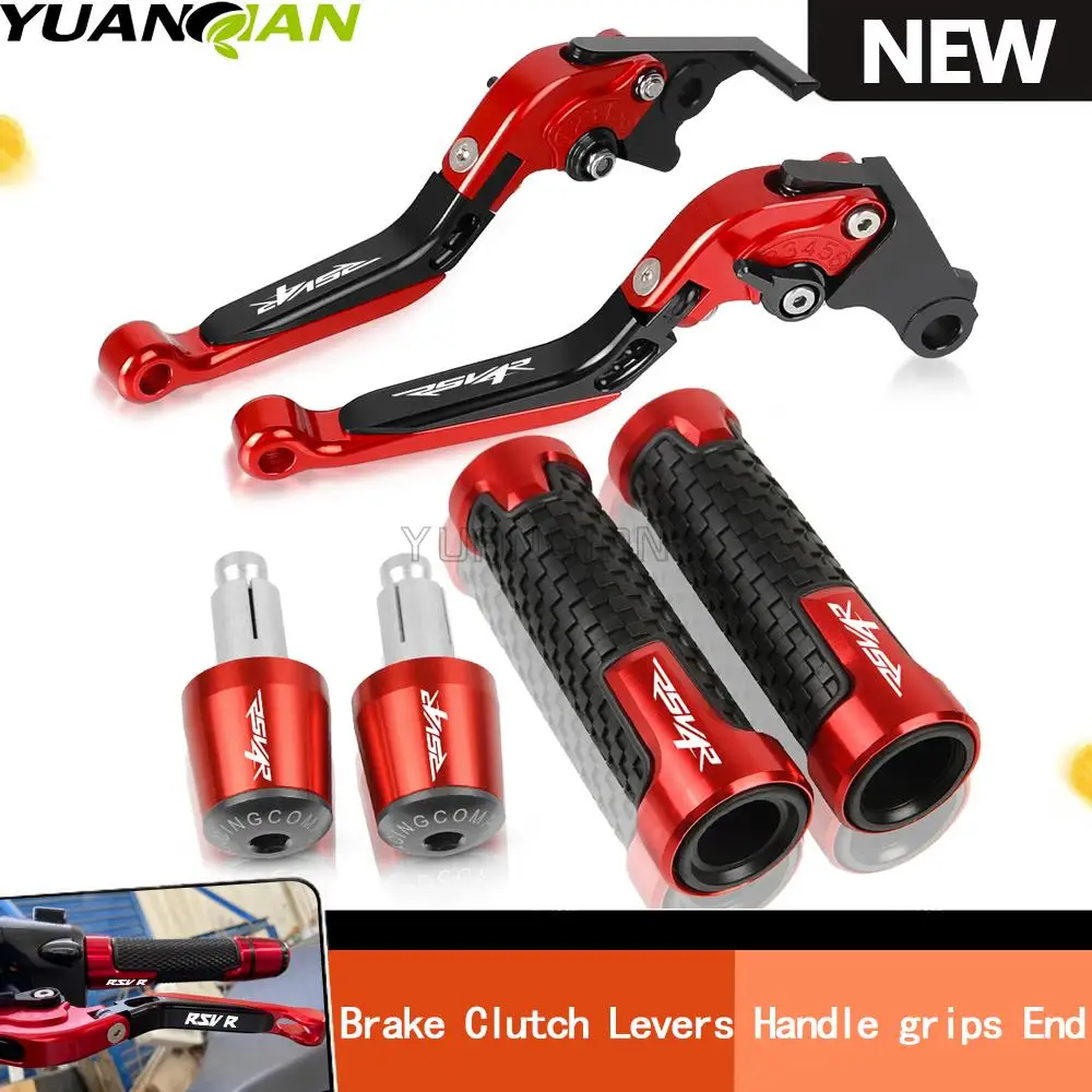 

For APRILIA RSV4R RSV4 R RSV 4R 2009-2019 2010 Adjustable Brake Clutch Lever 7/8" 22MM CNC Motorcycle Handle Grips Handlebar end