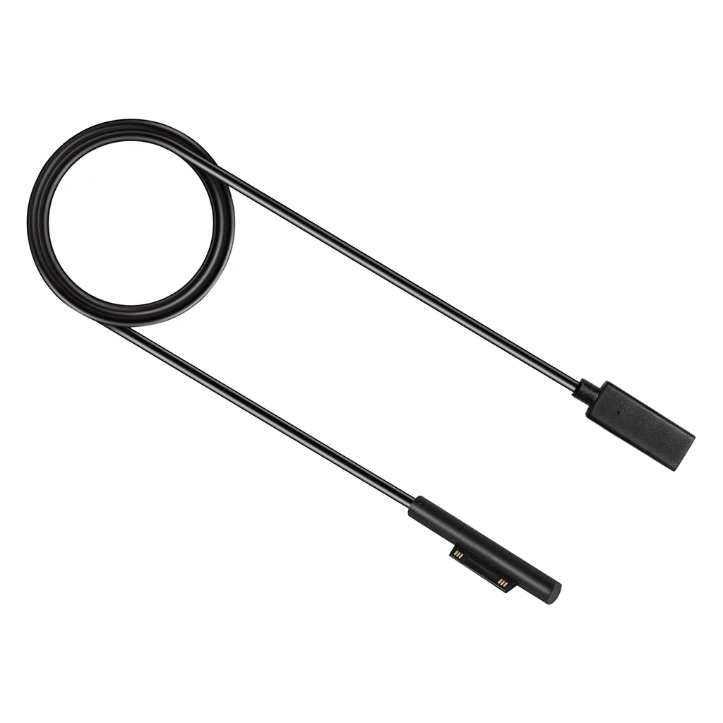 15V/4A USB-C Charging Cable Compatible with Microsoft Surface Pro 7 / 6 / 5 / 4 / 3 Laptop Female Type-C Connector Cord