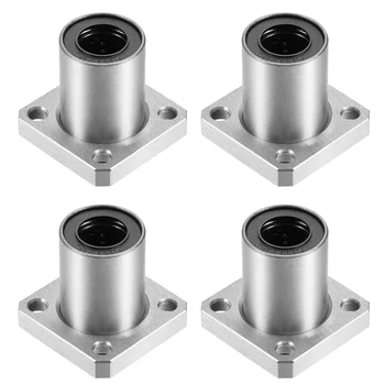 

4Pcs/Lot LMK12UU Smooth Rod Sliding Bearing Seat Flange Linear CNC for 3D Printer Linear Rod