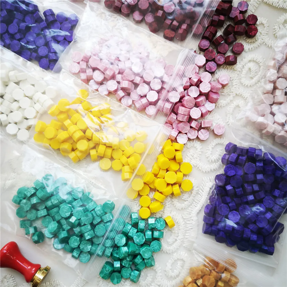 sealing wax seal stamp use high quality low price colorful pill wax beads free shipping