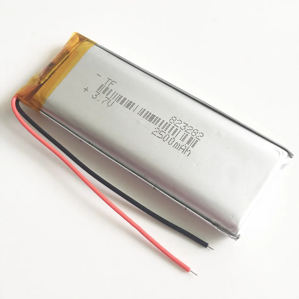 823282 3,7 в 2500 мАч литиево-полимерный lipo аккумуляторная батарея для Mp3 MP4 gps psp планшет MID DVD power bank планшетный ПК ноутбук