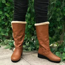 Женские кроссовки без шнуровки с пряжкой; сапоги до колена; повседневные ботинки на квадратном каблуке средней высоты; прогулочная обувь; повседневная женская обувь