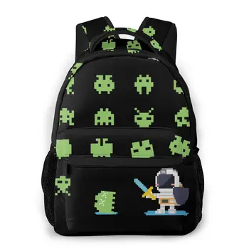 

Space Invaders School Bags Invaders No More Beautiful backpack for Men Women