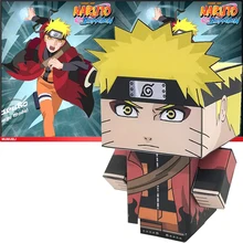 Uzumaki Naruto Sannin/Sage Modo Cutting Mini Cute 3D бумажная модель бумажное ремесло Аниме Фигурка DIY Cubee дети взрослые ремесленные игрушки MG-019