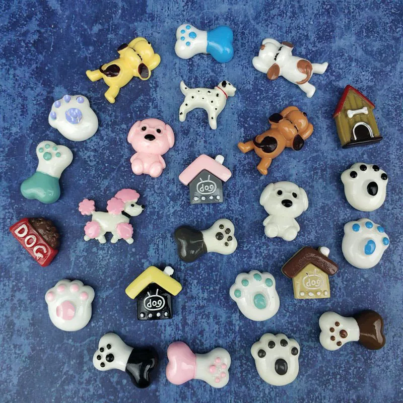 

24 pcs/set cute dog series fridge magnet refrigerator magnetic sticker home deco souvenir whiteboard message office photo