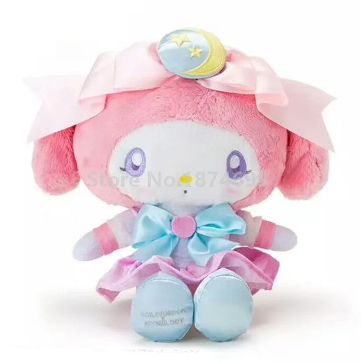 New Kawaii Pink My Melody Sailor Moon Dress Up Plush Toy Doll 22cm For Kids Cute Stuffed Toys Dolls Baby Children Gifts