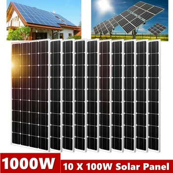 

Xinpuguang Solar Panel 1000w home system Light weight Glass Temper Solar Panel Mono crystalline solar cells 12v battery charger
