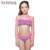 TATITIVS Girls Swimsuit 2021 Новый Детский Полосатый Летний Пляжный купальник Кружевное Лоскутное Боди Детский Купальный Костюм Купальный костюм