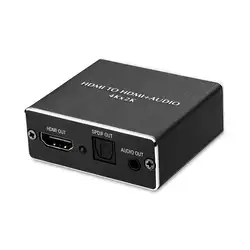 Hdmi аудио экстрактор HDMI к HDMI и оптический TOSLINK SPDIF + 3,5 мм стерео аудио преобразователь HDMI аудио стерео аудио Ext