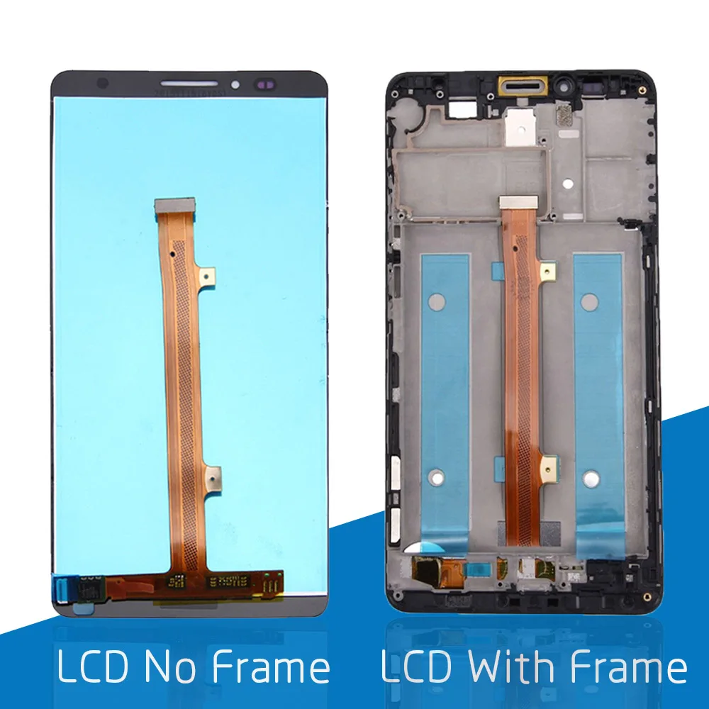 6,0 ''для HUAWEI mate 7 Дисплей lcd ips lcd сенсорный экран с рамкой дигитайзер замена MT7-TL00 для mate 7 ЖК-дисплей Запчасти