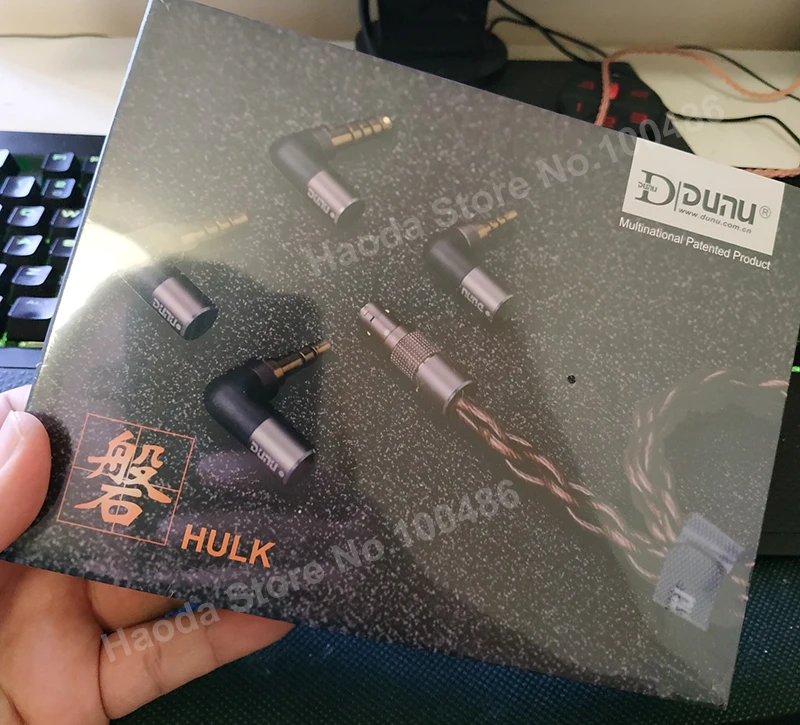 Кабель DUNU HULK для наушников Hi Fi IME съемный MMCX 2 контакта 0 78 мм/QDC штекер с 4 разъемами