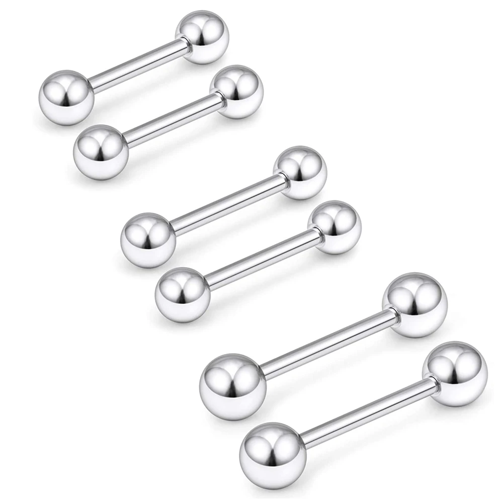 Body Piercing Jewelry Nipple Shield Barbell 3 Pair