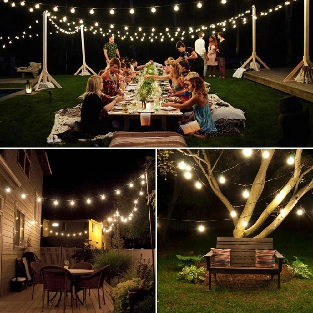 Luzes ao ar Modos à Prova Globo de Cristal com 8 Dia das Bruxas Natal Solar String Livre Led Luzes Dwaterproof Água Powered Pátio Luz 20-100 5 20-100 led luzes globo de cristal com