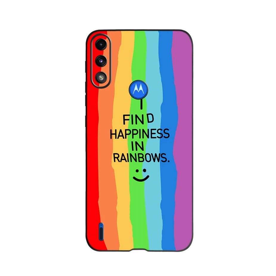 Durable Silicone Phone Back Cover - Soft TPU Protection for Motorola Moto E7 Series