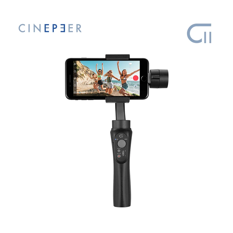 Новая одежда для детей от 3-Axis ручной мобильный шарнирное соединение CINEPEER C11 стабилизатор для смартфона для iPhone/samsung приведенный в действие ZHIYUN