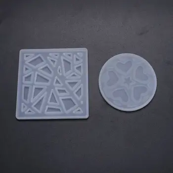 

Crystal Epoxy Resin Mold Irregular Love Heart Printing Casting Mould Handmade DIY Crafts Pendant Making Tools