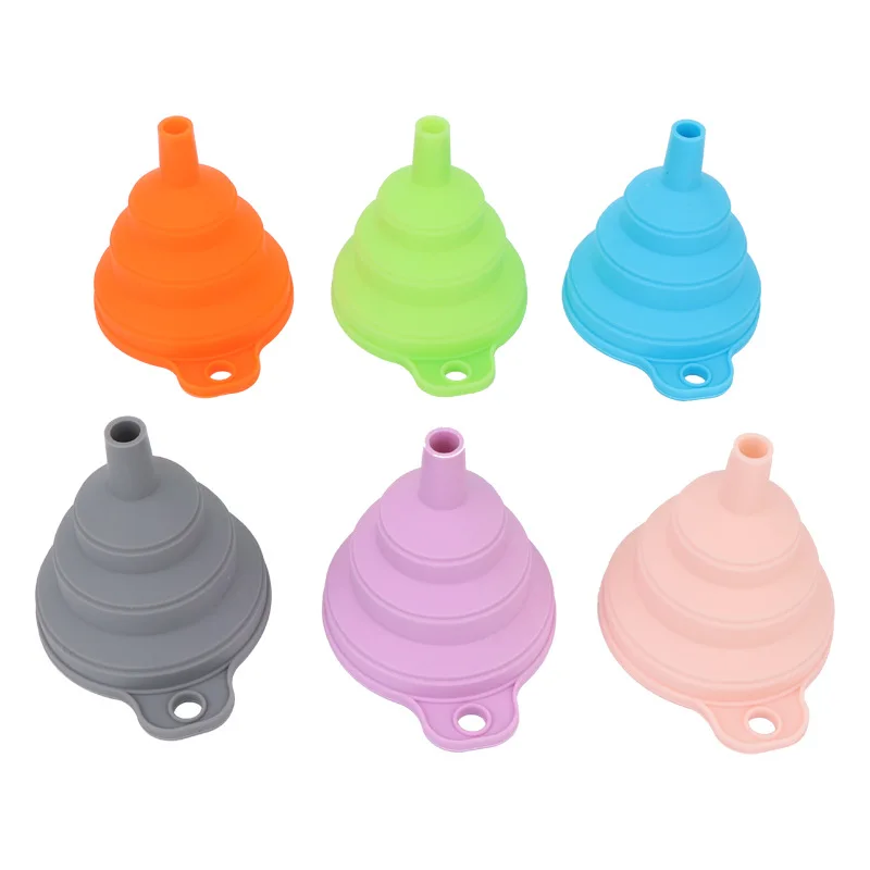 Dww-entonnoir Pliables De Cuisine Silicone, 4 Tailles D'entonnoir Petit Et  Grand Entonoir Pour Transfert Liquide Alimentaire(s / M / L / Xl)