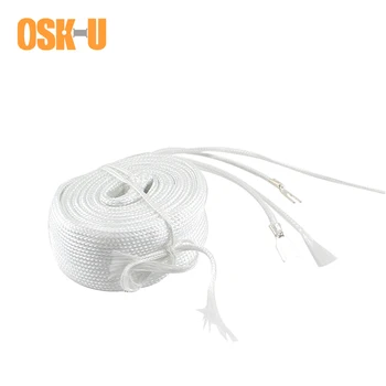 

3cm Width Fiberglass Heating Belt Element 220V 0.5/1/1.5/2/2.5M length Fireproof Electric Heater Element for Pipeline