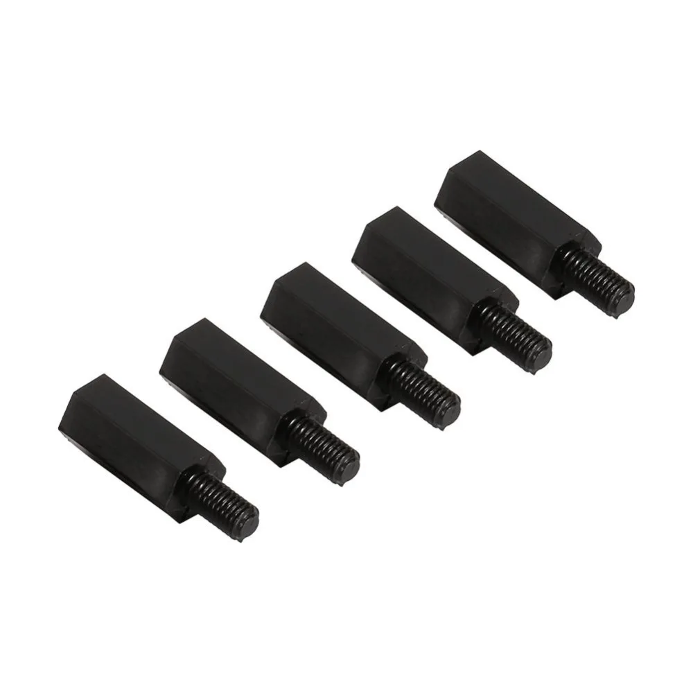100Pcs M3 Plastic Nylon Screws Hex Column Standoff Male Female Spacer M2/M3/M4 Hex Nut Set Assortment Kit For PCB Motherboard PC