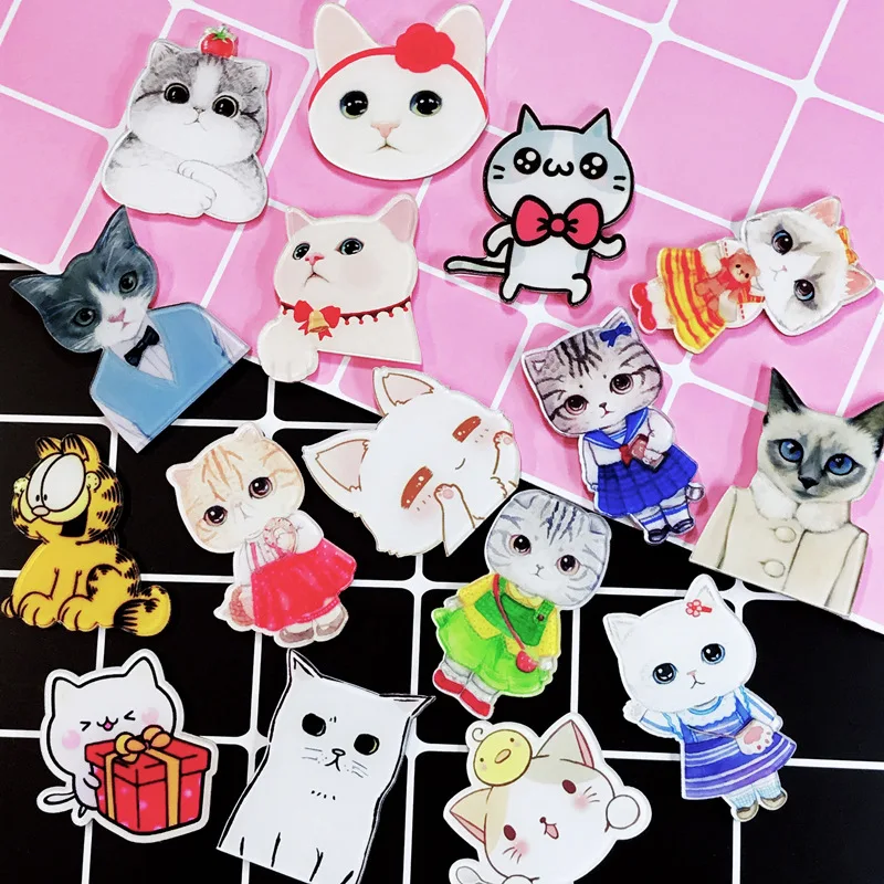 

5PC souvenir Mechanical Series Badge Acrylic Kawaii Acrylic Badges Kawaii Icons on Backpack Badges for Clothes DIY