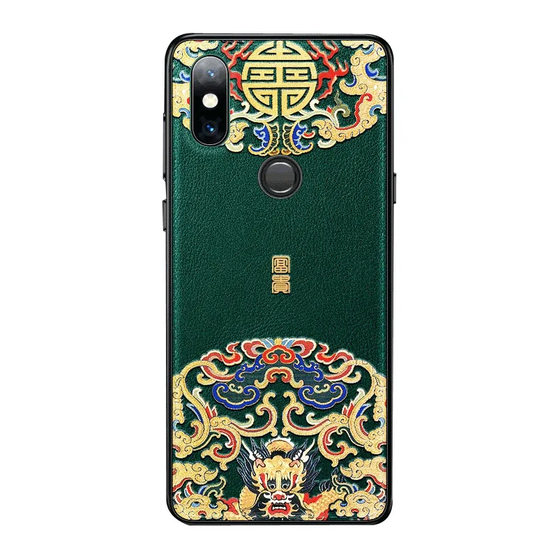 For Xiaomi Redmi Note 8 Case Pro 3D Painted Chinese Winds Dragon Bird Lotus Soft TPU Back Cover Cases |