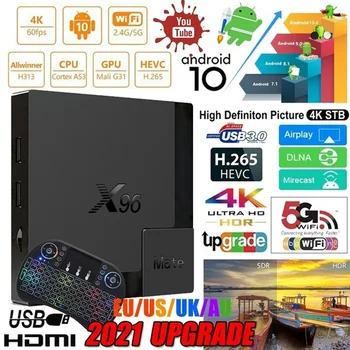 

Newest X96 MATE Full HD Android 10.0 Set-Top Box G31 Allwinner H616 Tv Box 4K Smart TV box 4G 32G/64G WIFI 1000M Media Player