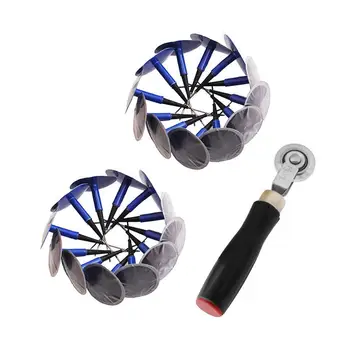 

1set Car Tire Repair Tool Set Vehicle Motorcycle Universal Tire Filling Compacting Roller Repair Outfit Motorcycle Repair Tool