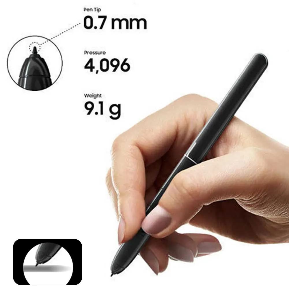 Стилус для рисования с сенсорным экраном, карандаш, мини, для письма, гладкий рисунок, планшет, офисный, тонкий наконечник, замена для Galaxy Tab S4