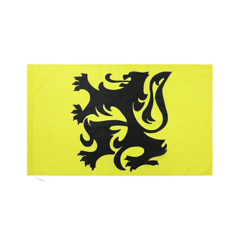 

3X5 Ft Strijdvlag Battle Flag Flanders Flags Used By The Flemish Movement
