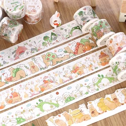 Bande adhésive Washi pour Scrapbooking, dessin animé, ville de rêve, chat Animal mignon, carte pour carnet de notes agenda, artisanat d'art, DIY bricolage, 3cm X 3m, 6 modèles 