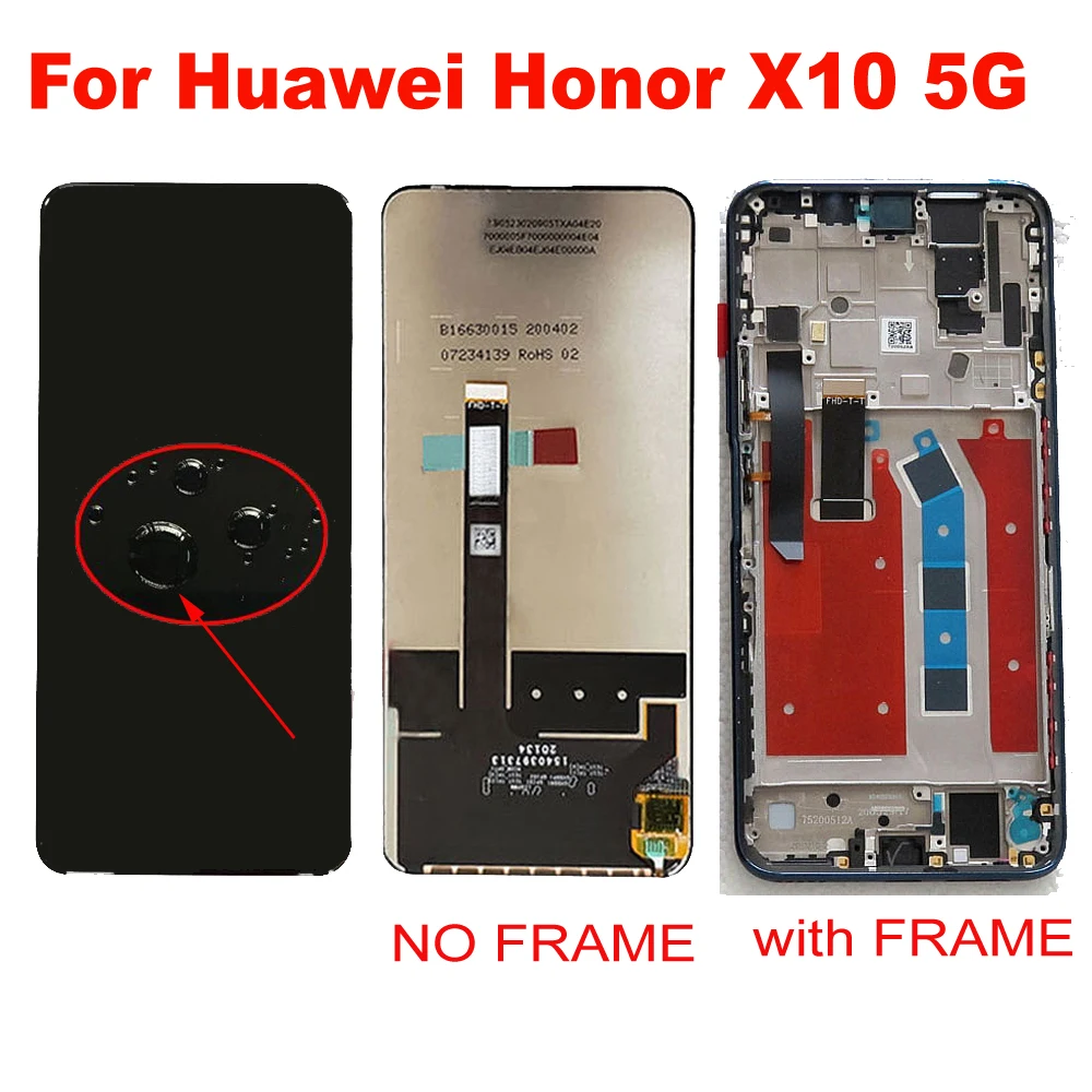 100% протестированный 6 63 &quotЖК-дисплей для Huawei Honor X10 5G дисплей сенсорный экран