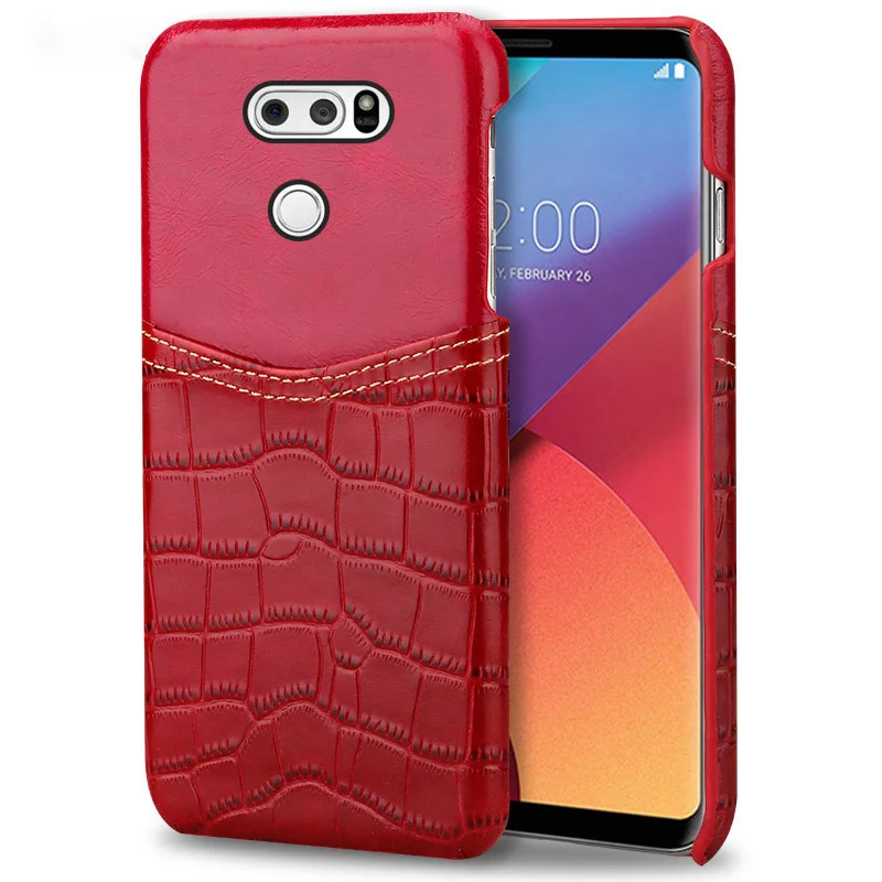 Чехол для телефона LG V10 V20 V30s V40 V50 Thinq G6 G7 G8s ThinQ G3 G4 G5 Q6 Q7 Q8 K50 K4 K8 2017 K10 2018 Воловья кожа с